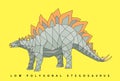 Polygonal dinosaur fileÃ¢â¬â stock illustration Ã¢â¬â stock illustration file